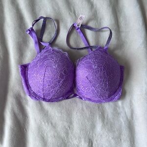 Victoria's Secret Purple Lace Padded Bra